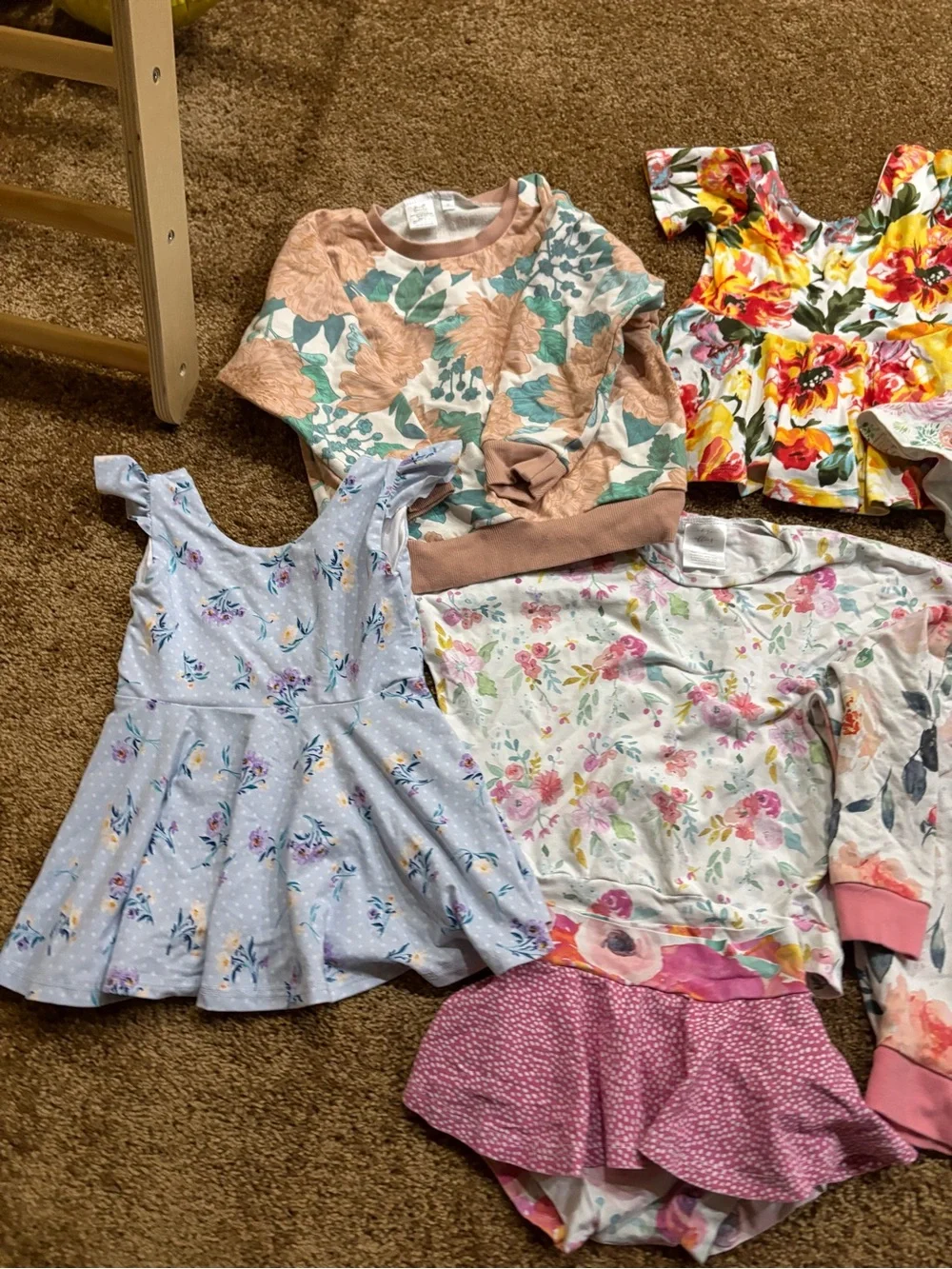 Handmade in USA Boutique Floral Bundle 3T